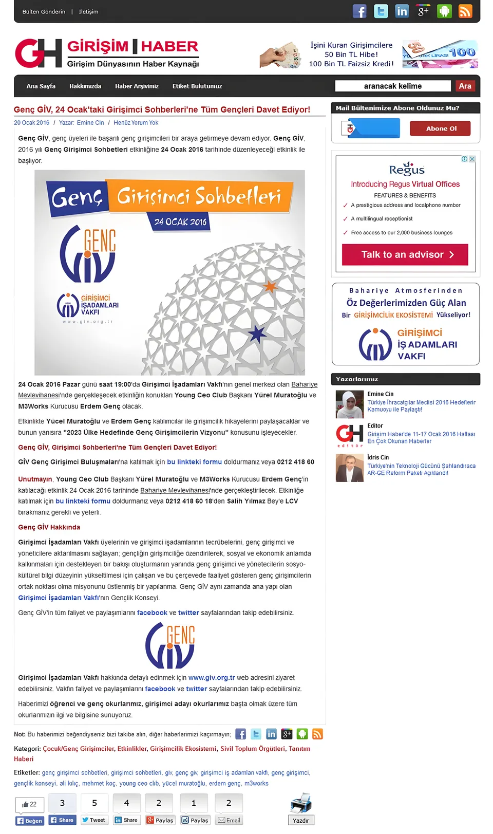 Girişim Haber – Erdem Genç