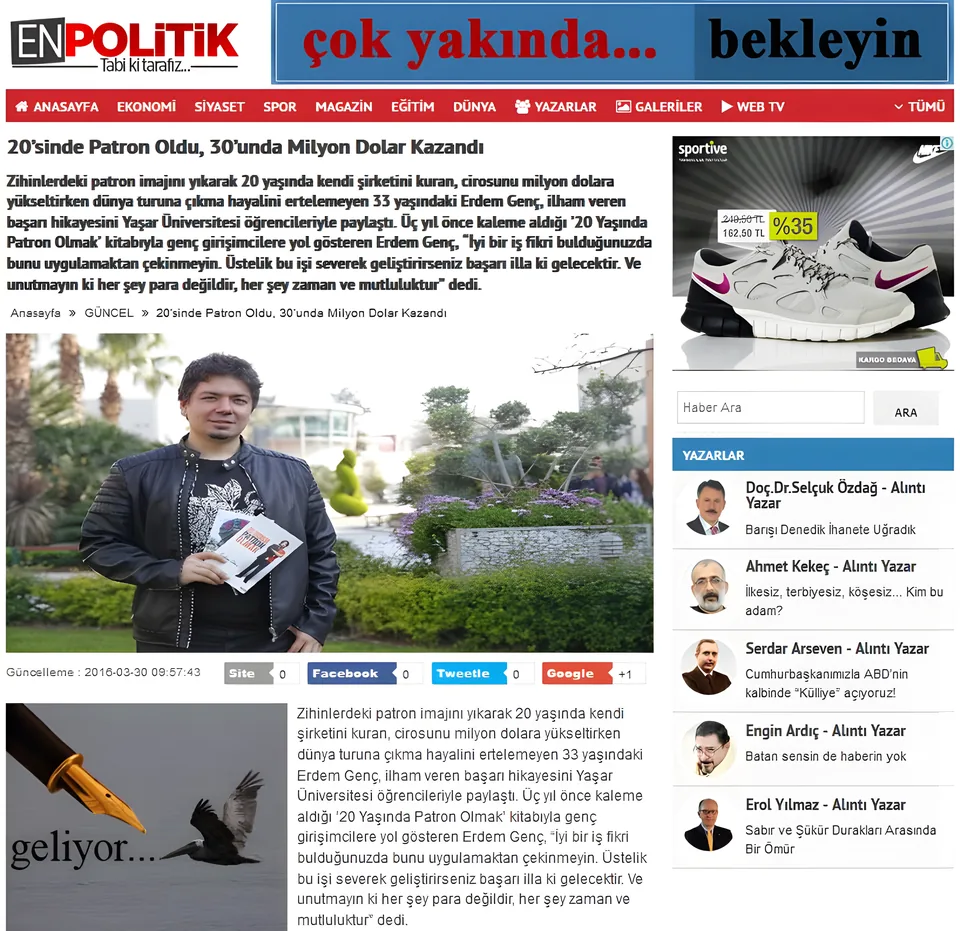 Enpolitik- Erdem Genç