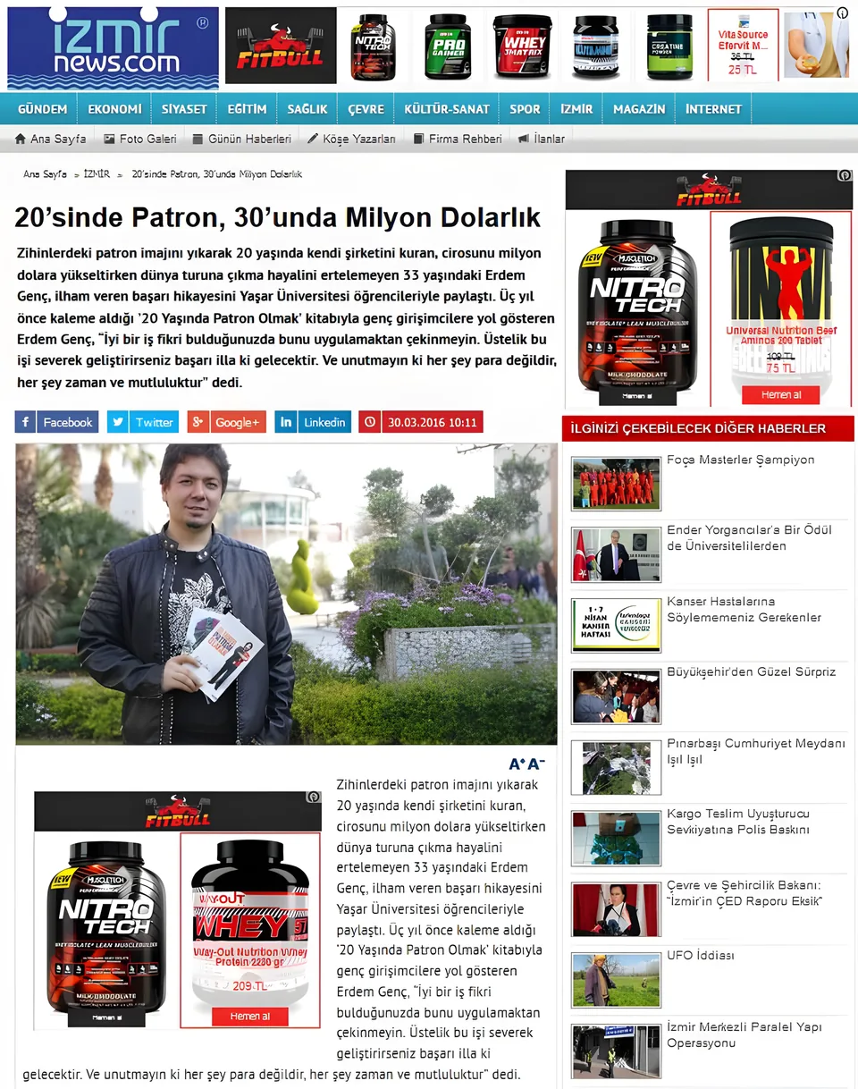 İzmir News – Erdem Genç