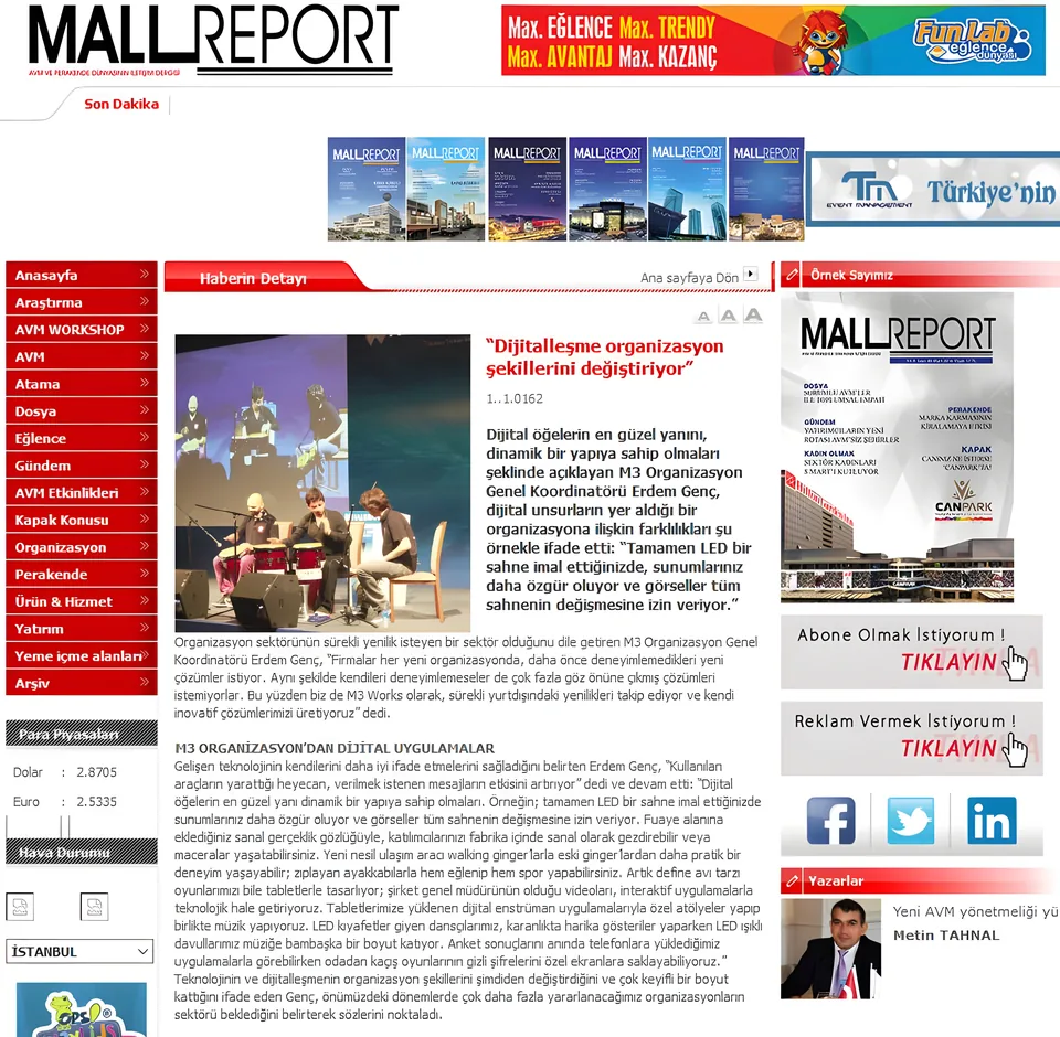 Mall Report – Erdem Genç