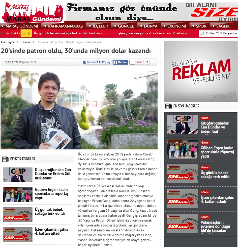 Maraş Gündemi – Erdem Genç