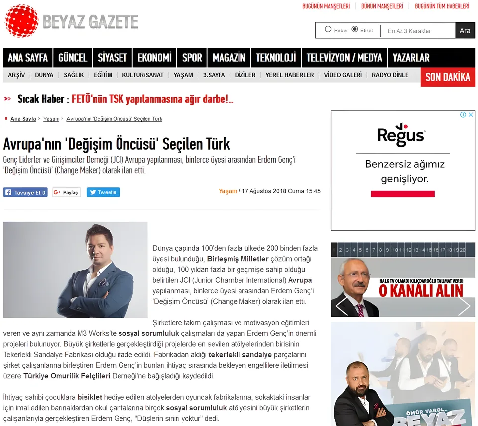 Beyaz Gazete – Erdem Genç