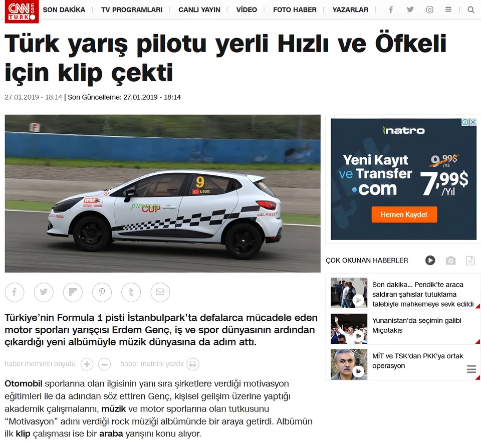 CNN Türk – Erdem Genç