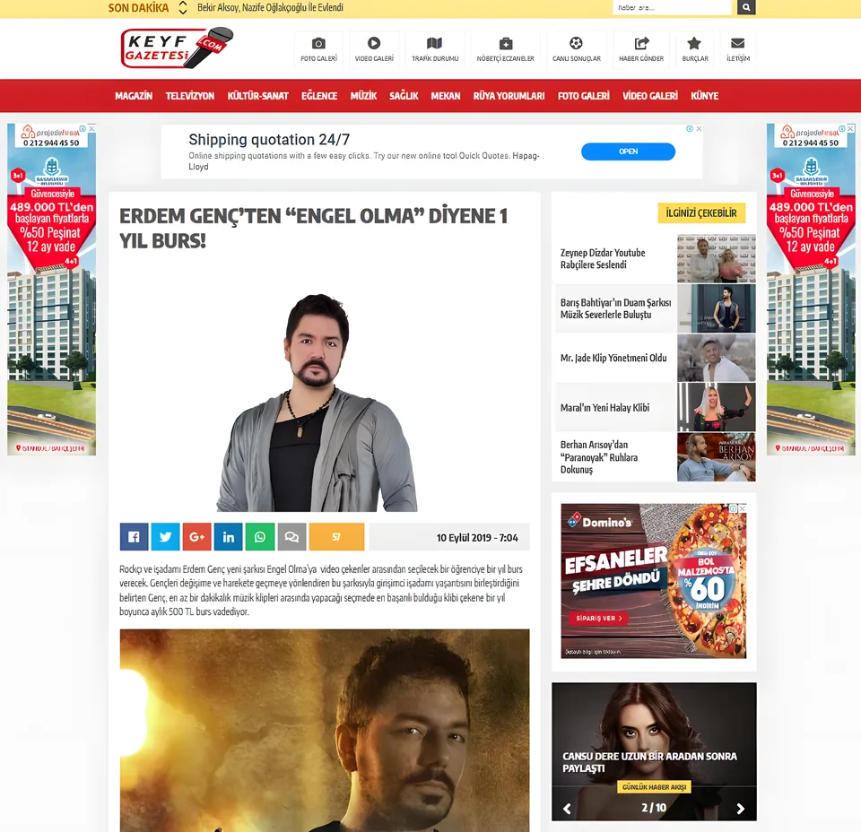 Keyf Gazetesi – Erdem Genç